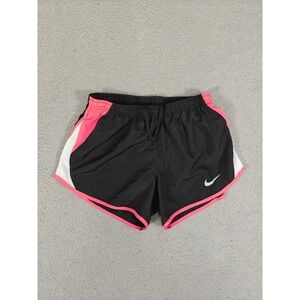 Nike Dri-FIT Tempo Running Shorts Womens XS Black Pink Mesh Liner 842934-019